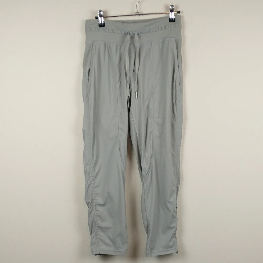 Lululemon Dance Studio Crop 25" Silver Drop 4 Mid Rise Pull On Drawstring - Picture 2 of 16